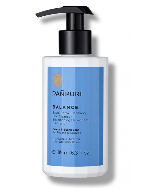PANPURI galvos odą detoksikuojantis plaukų šampūnas "Balance" 185 ml