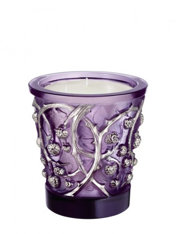 LALIQUE žvakė krištolo vazoje Epines "Platinum Edition" 750 g