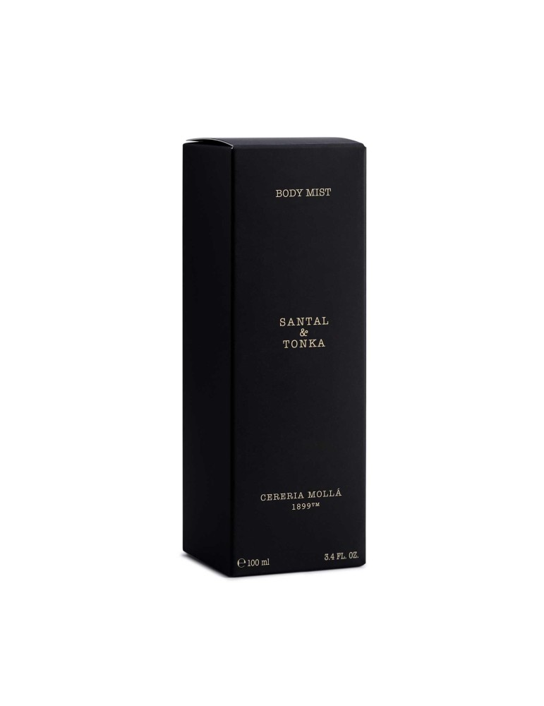 CERERIA MOLLA purškiklis ir kūno dulksna „Santal & Tonka“ 100 ml.