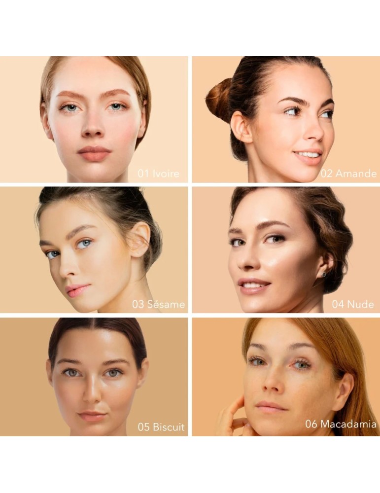 T.LECLERC anti-aging makiažo pagrindas-serumas 06 MACADAMIA 30 ml