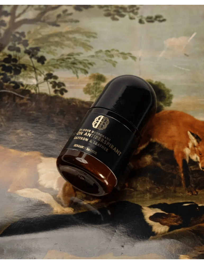 Benjamin Barber „Saffron & Leather“ antiperspirantas VYRAMS