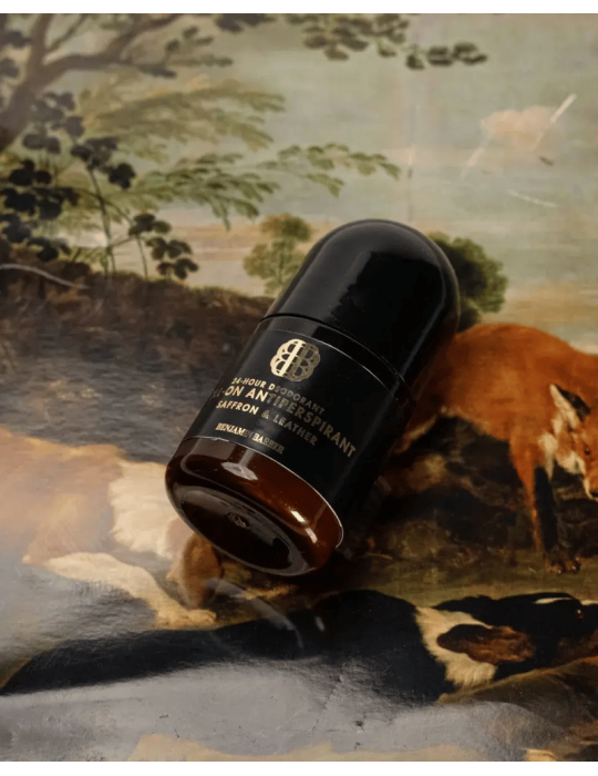 Benjamin Barber „Saffron & Leather“ antiperspirantas VYRAMS